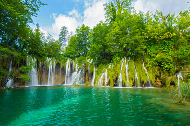 istock Plitvice lakes park in Croatia 645043560