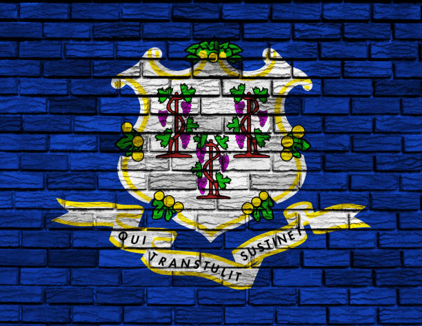 istock US flag of Connecticut 645057184