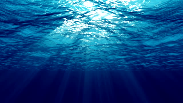 Under water sun light