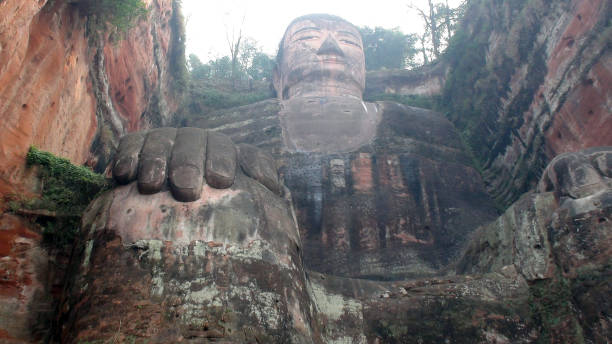 istock Leshan Giant Buddha Located At Sichuan Province China 645063698