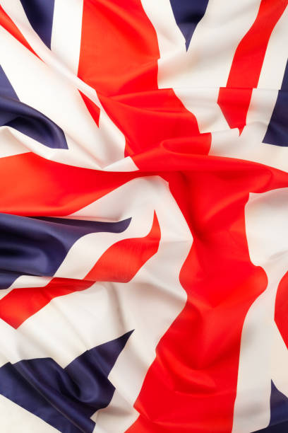 istock Silky ruffled flag of Great Britain 645075130