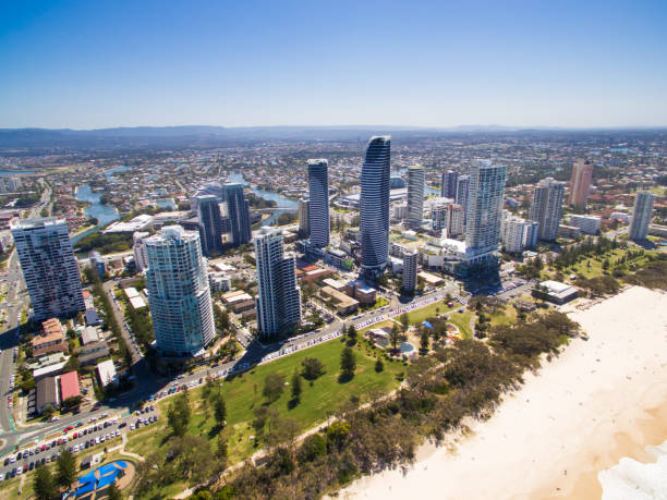 istock Broadbeach aerial image on the Gold Coast 645075506