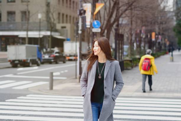 istock Crossing a street downtown 645085088