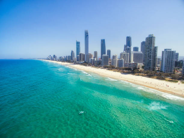 istock Surfers Paradise aerial image 645085324