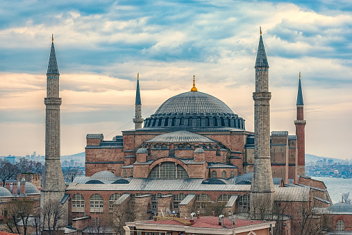 Museo de Hagia Sophia vista elevada photo