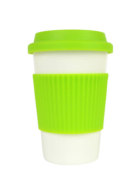 istock Porcelain Container with Thermo Sleeve and Lid 645099952
