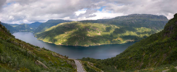 istock overview of the Sognefjord 645100838
