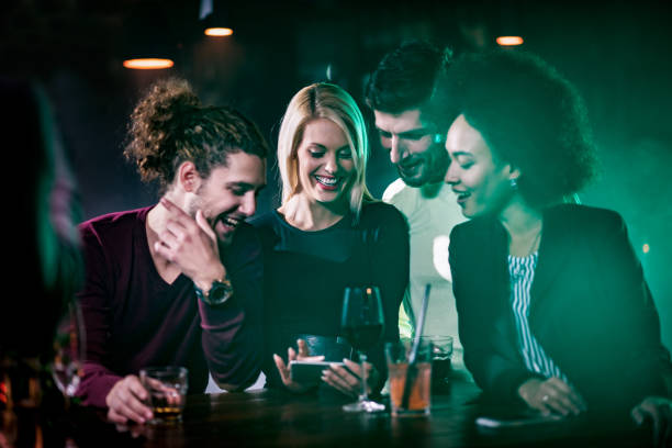 istock Group of people having fun 645117142