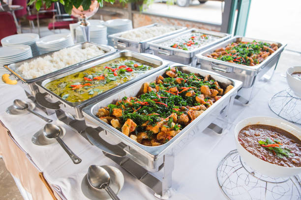 istock Many kind of vegetable on table for party 645155086