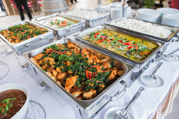 istock Many kind of vegetable on table for party 645155102