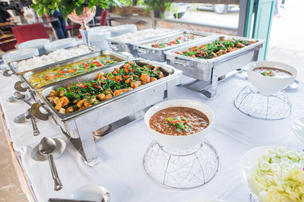 istock Many kind of vegetable on table for party 645155122
