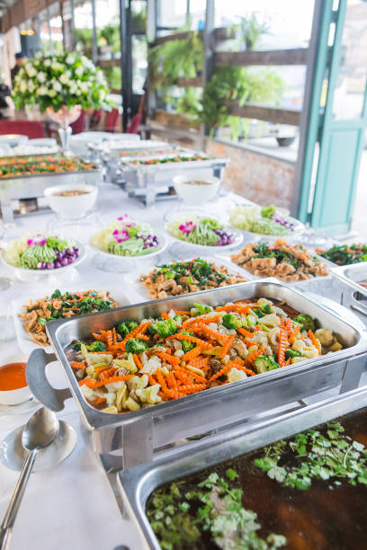 istock Many kind of vegetable on table for party 645155234