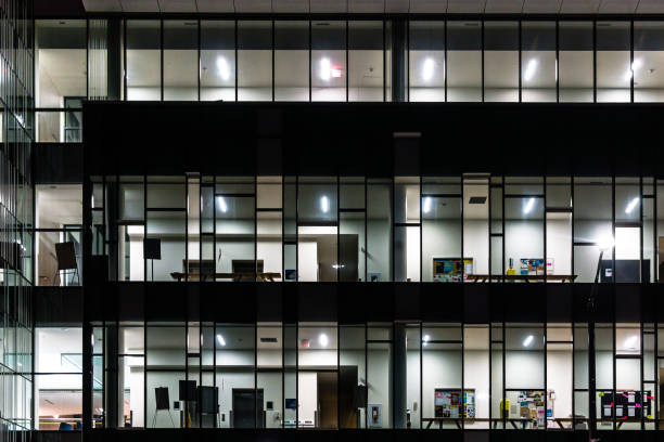 istock Side view of Office Building 645168622