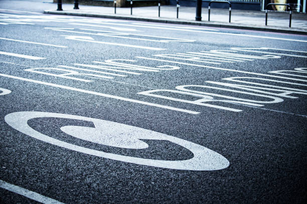 istock London congestion zone road marking 645169242