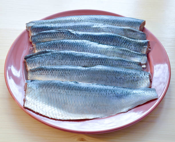 istock seven slices of salted herring 645173802