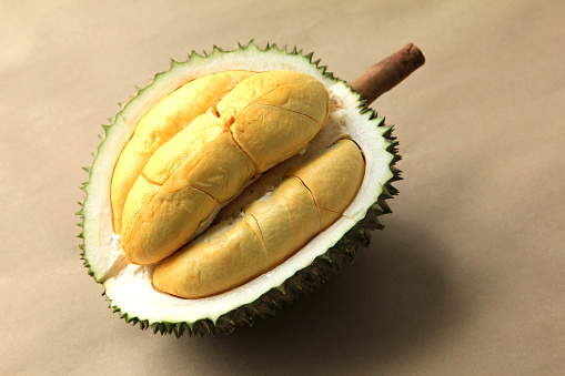 Close up of durian fruit