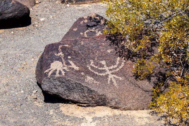 istock Petroglyph Site, Near Gila Bend, Arizona 645186146