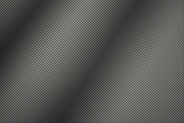 istock metal plate with many small circular holes. 645188128