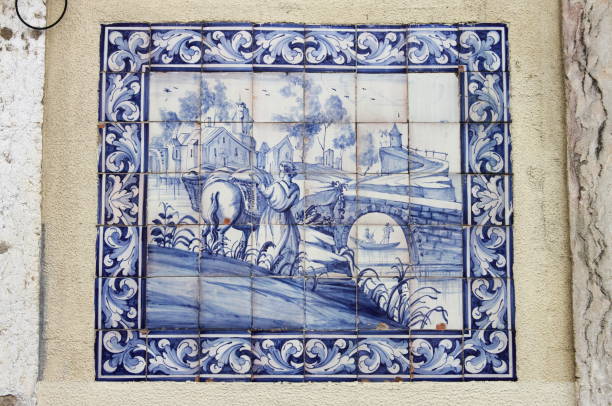 istock Old traditional Portuguese Azulejos 645196338