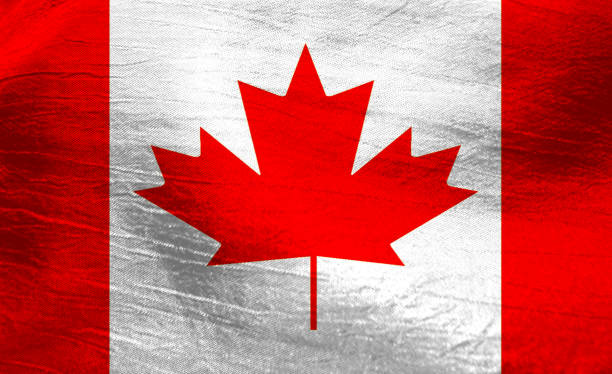 istock National flag of Canada 645211552