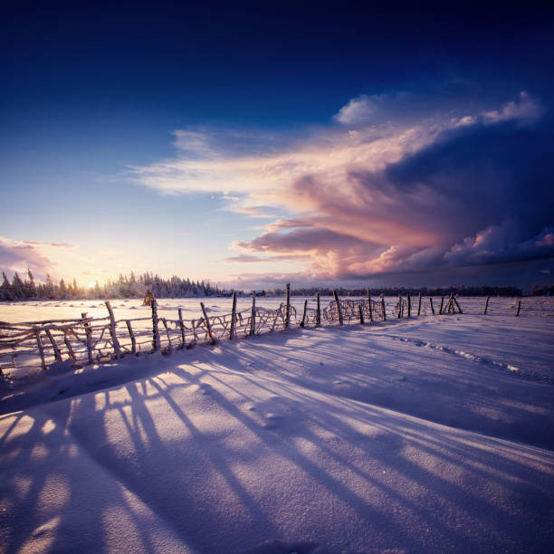 istock Mysterious winter landscape majestic mountains 645217874