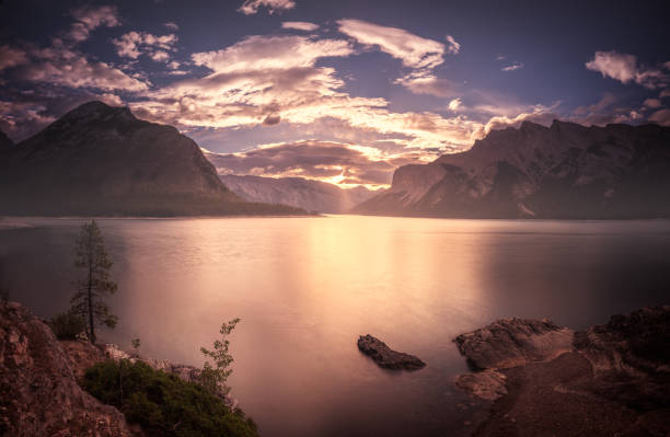 istock Sunrise at Lake Minnewanka 645221846