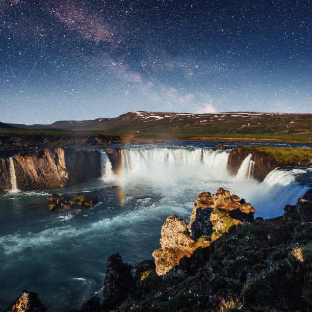 istock Hodafoss very beautiful Icelandic waterfall 645226988