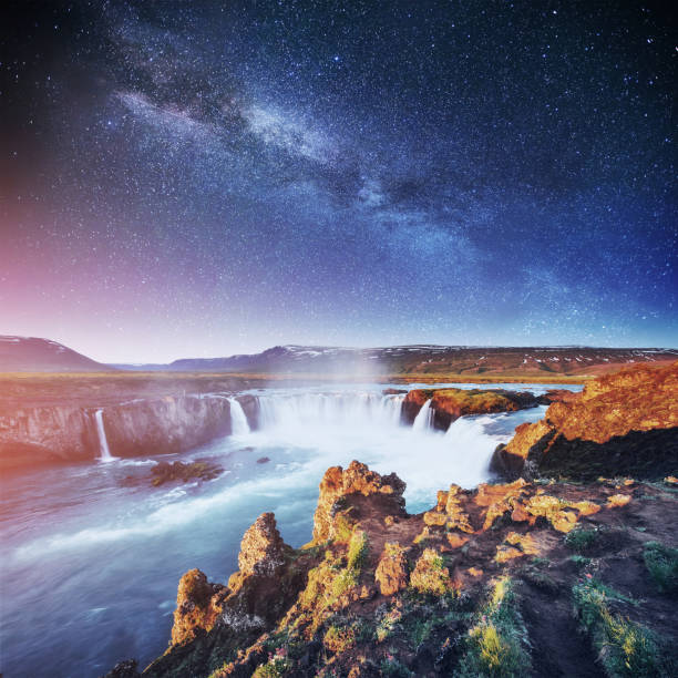 istock Hodafoss very beautiful Icelandic waterfall 645230230