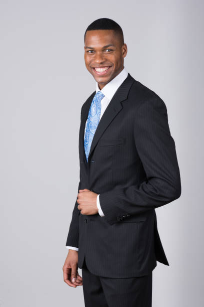 istock Smiling businessman studio portrait 645246664