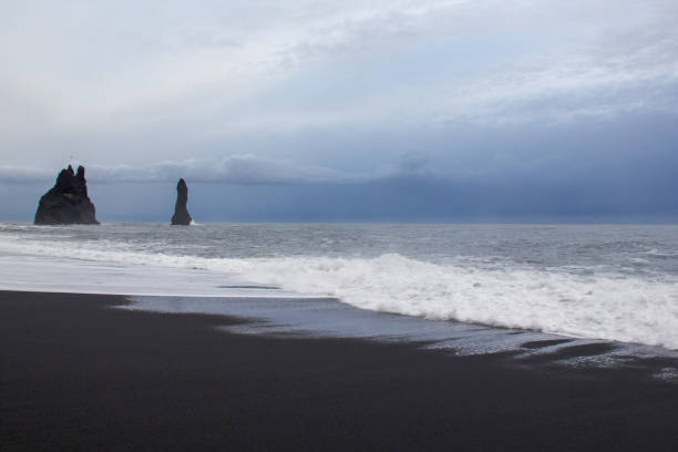 istock Volcanic beach (Reynisfjara) in South Iceland 645249044