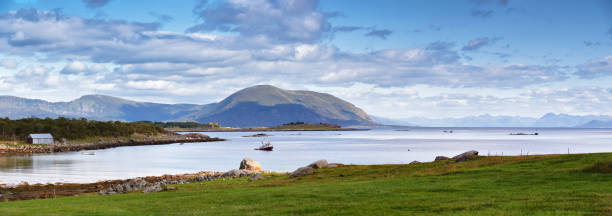 istock Norway landscape sunny summer panorama 645266984