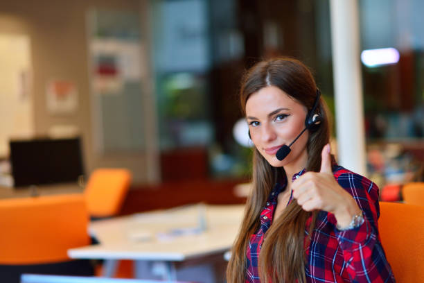 istock Successful business woman working at the office 645276430