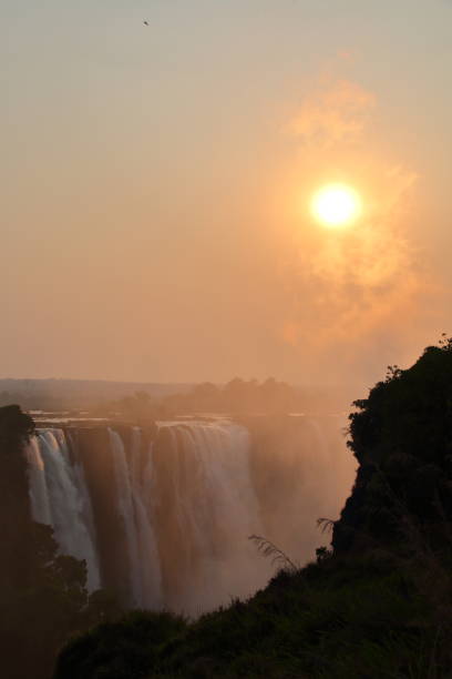 istock Victoria Falls sunrise 645282806