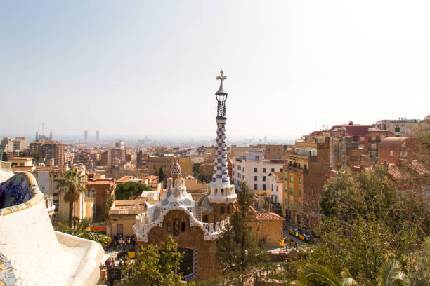 istock View from Parc Guell towards city 645286800