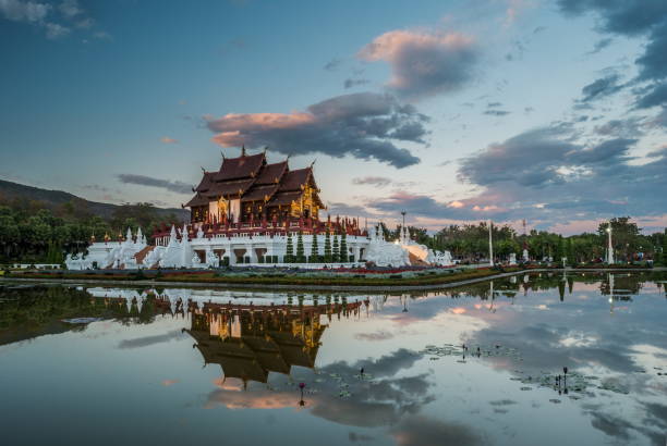 istock Royal Flora temple Chiang Mai, Thailand 645289260