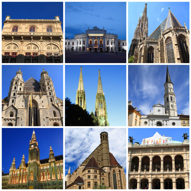 Impressions of Vienna, Collage of Travel Images