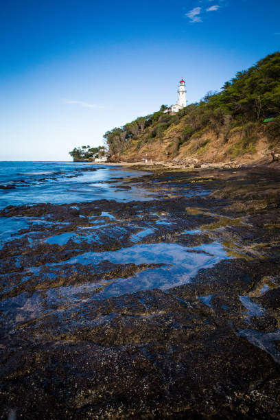 istock Diamond Head Lighthouse on the south shore of Oahu 645292408