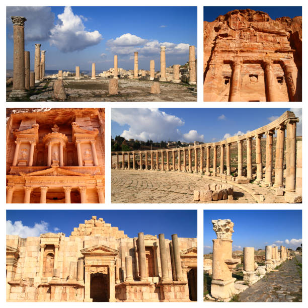 Impressions of Jordan, Collage of Travel Images