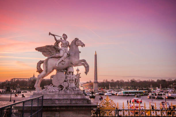 istock Paris France Statue 645302206