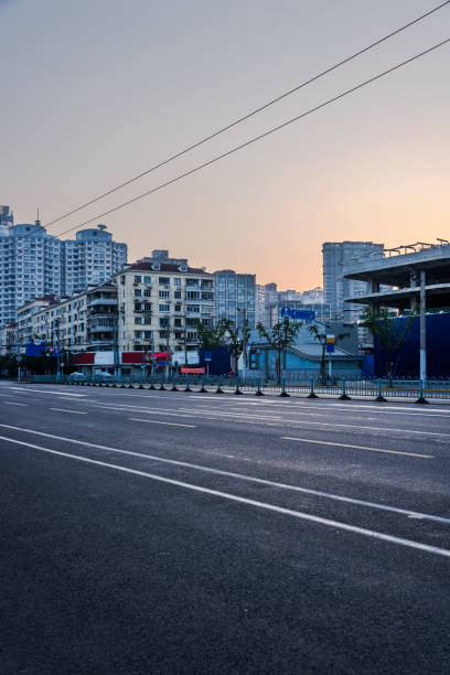 istock urban traffic road with cityscape 645322548