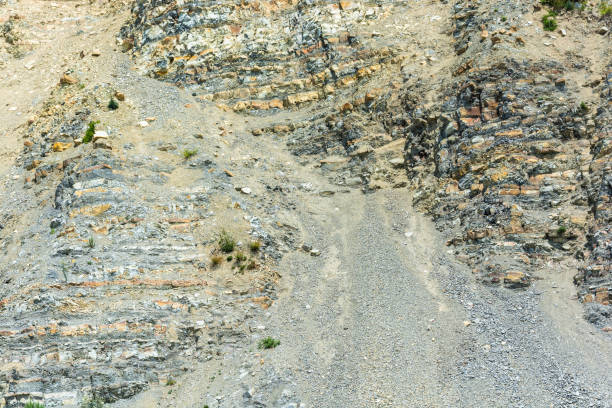 istock The texture of the rocky mountains. 645328384