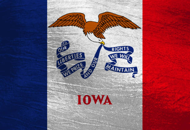 istock US flag of Iowa 645331714