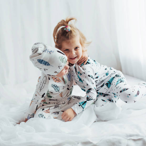 istock Children in pajamas 645335298