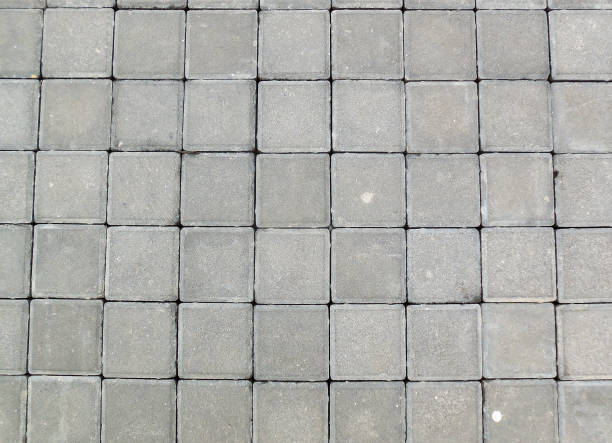 istock Concrete block or Road Cement Brick Block Background Texture 645350754