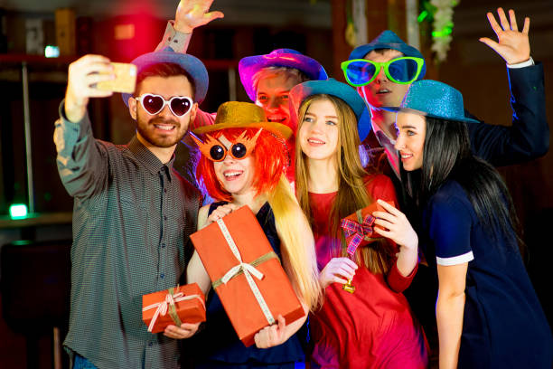 istock Young peoples birthday party 645353758