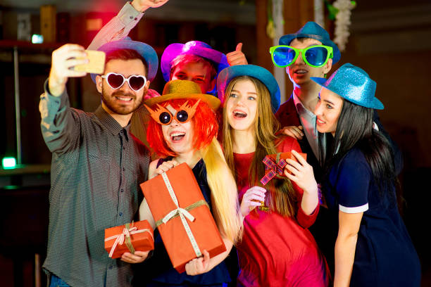 istock Young peoples birthday party 645353778