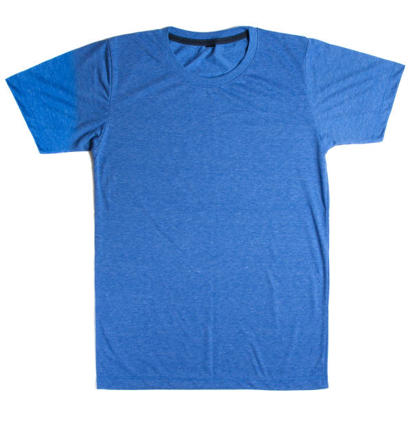 istock blue t-shirt template ready for your own graphics 645370376