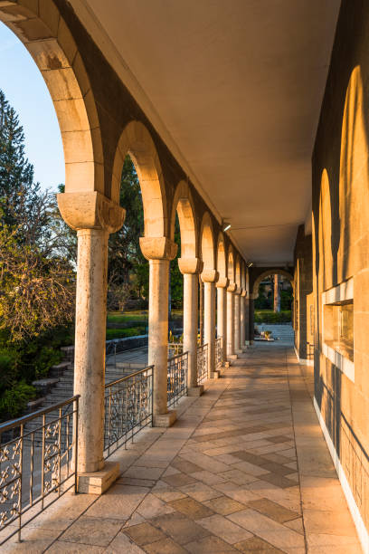 istock Evening in the historic colonnade 645377454