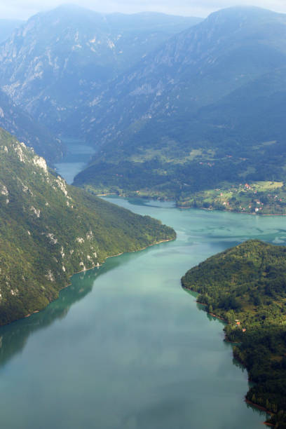 istock mountains and river canyon landscape 645377852