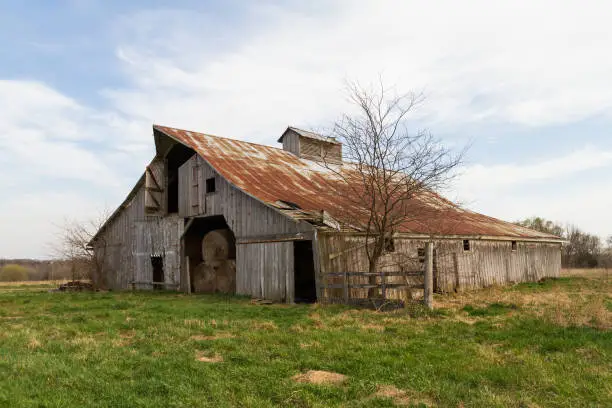 Photo of Hay Barn In The Midwest